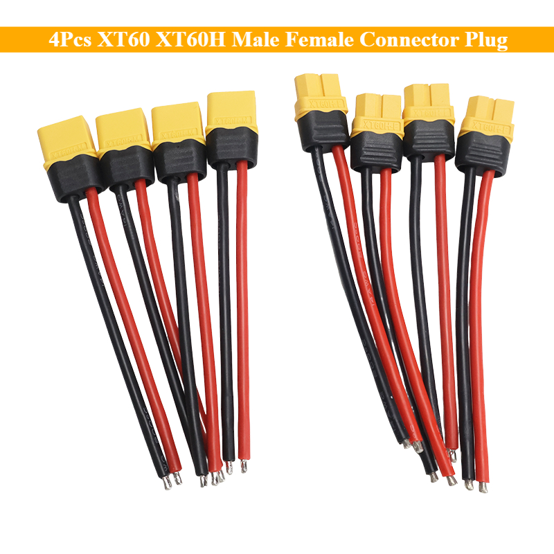 Drone Power Distribution Board - 4 Stück XT60 XT60H Stecker-Buchse-Verbinder mit