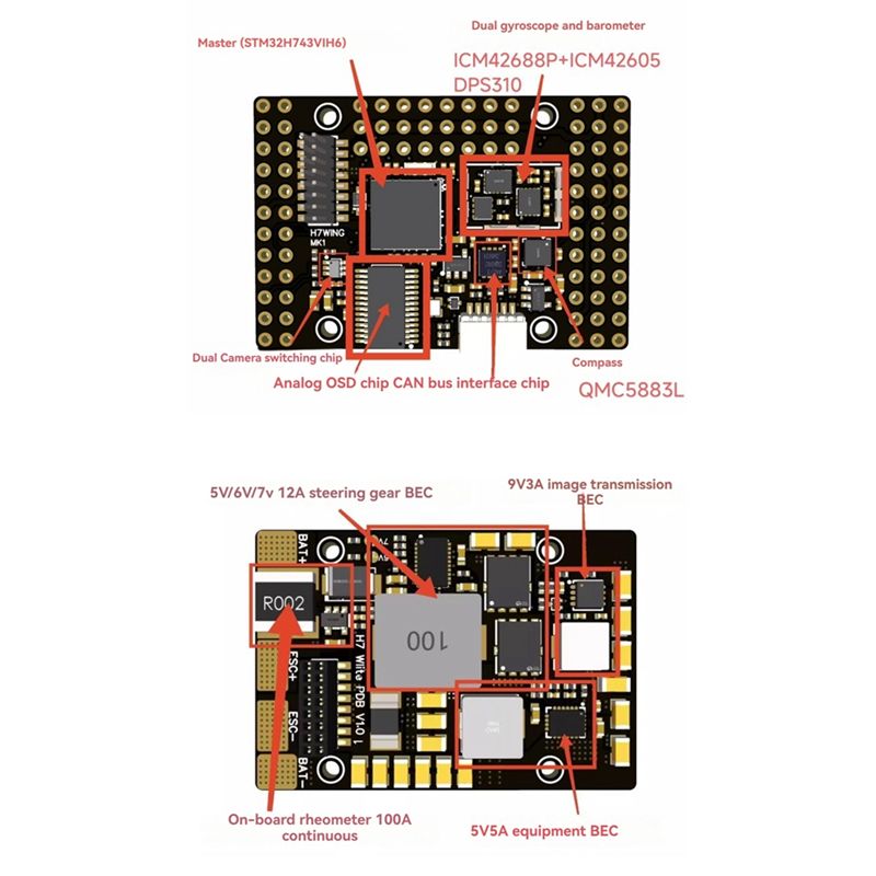 H7wlite MK1 H7 Flugcontroller  – Drone Compass Bewertung und Preis