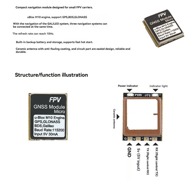 B16C-Für RUSHFPV GNSS Micro M1 – Drone Gps Module Bewertung und Preis